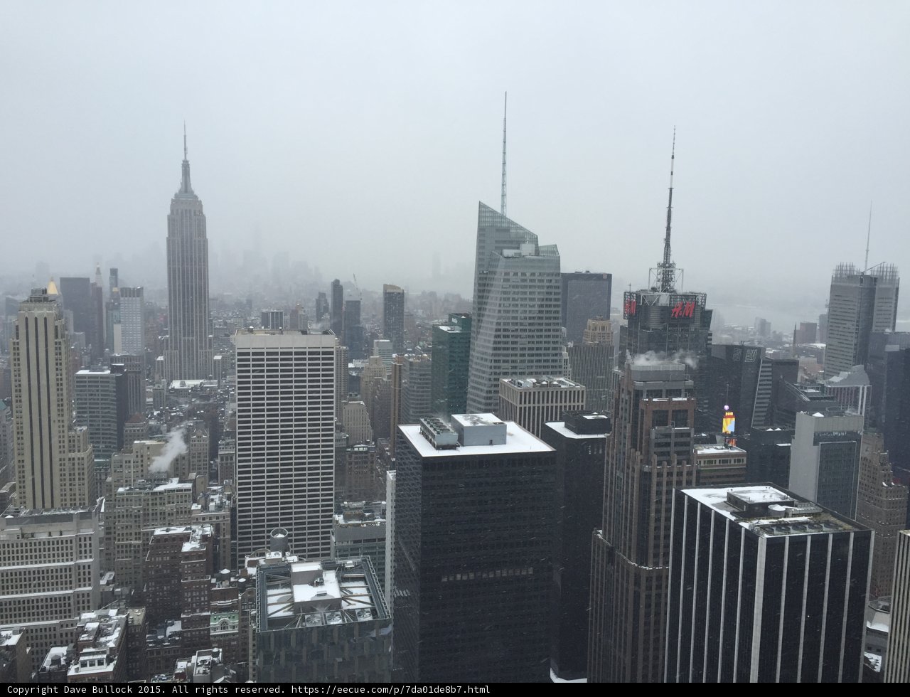 Manhattan Winter Panorama