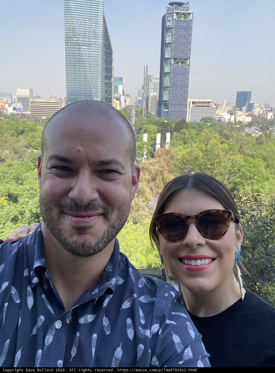 City Selfie in Chapultepec Park