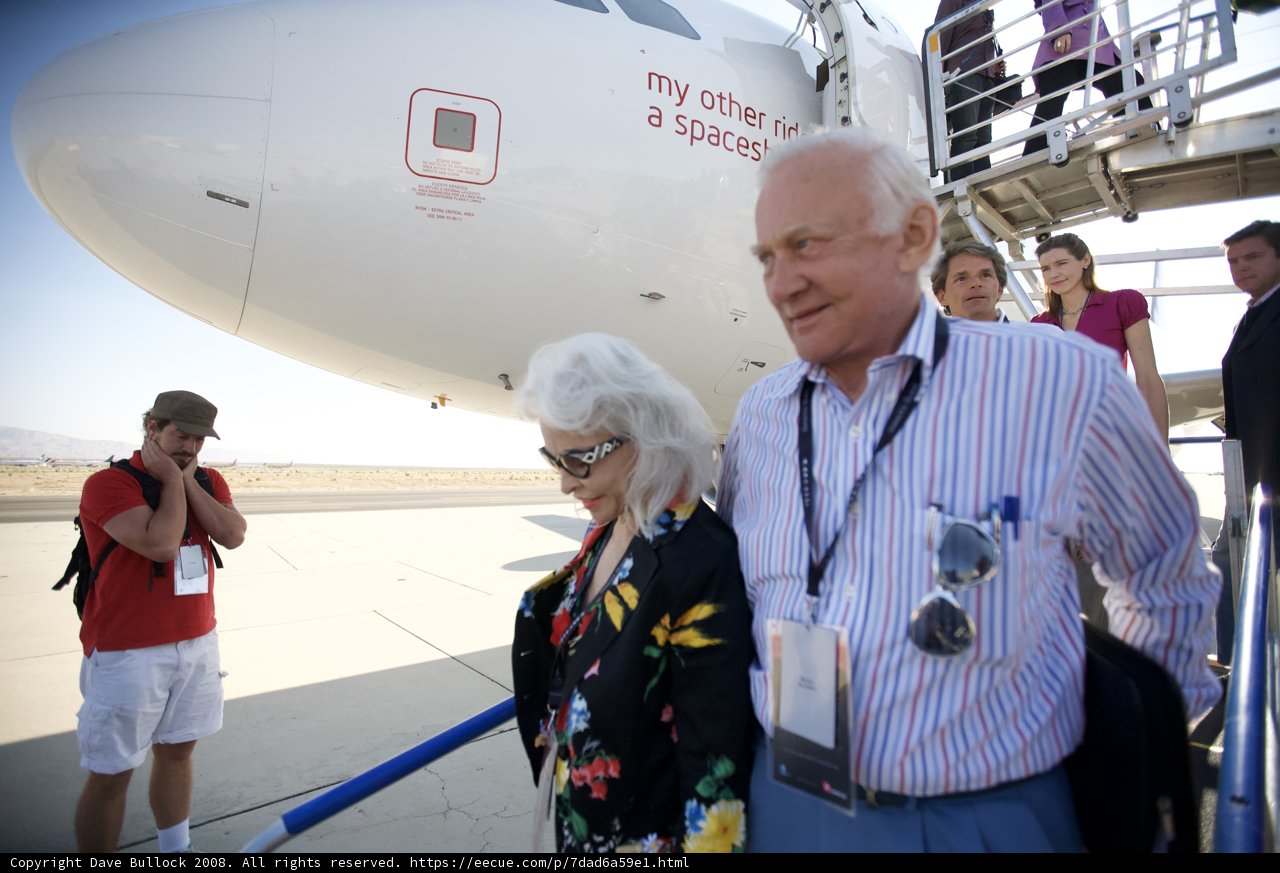Buzz Aldrin Lands in Style
