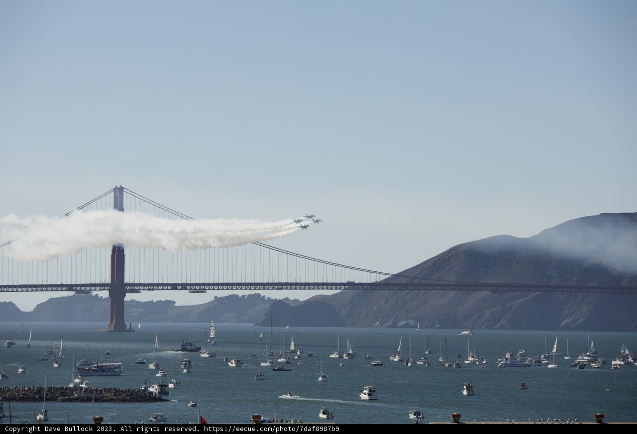 Aerial Splendor at Fleet Week Air Show.