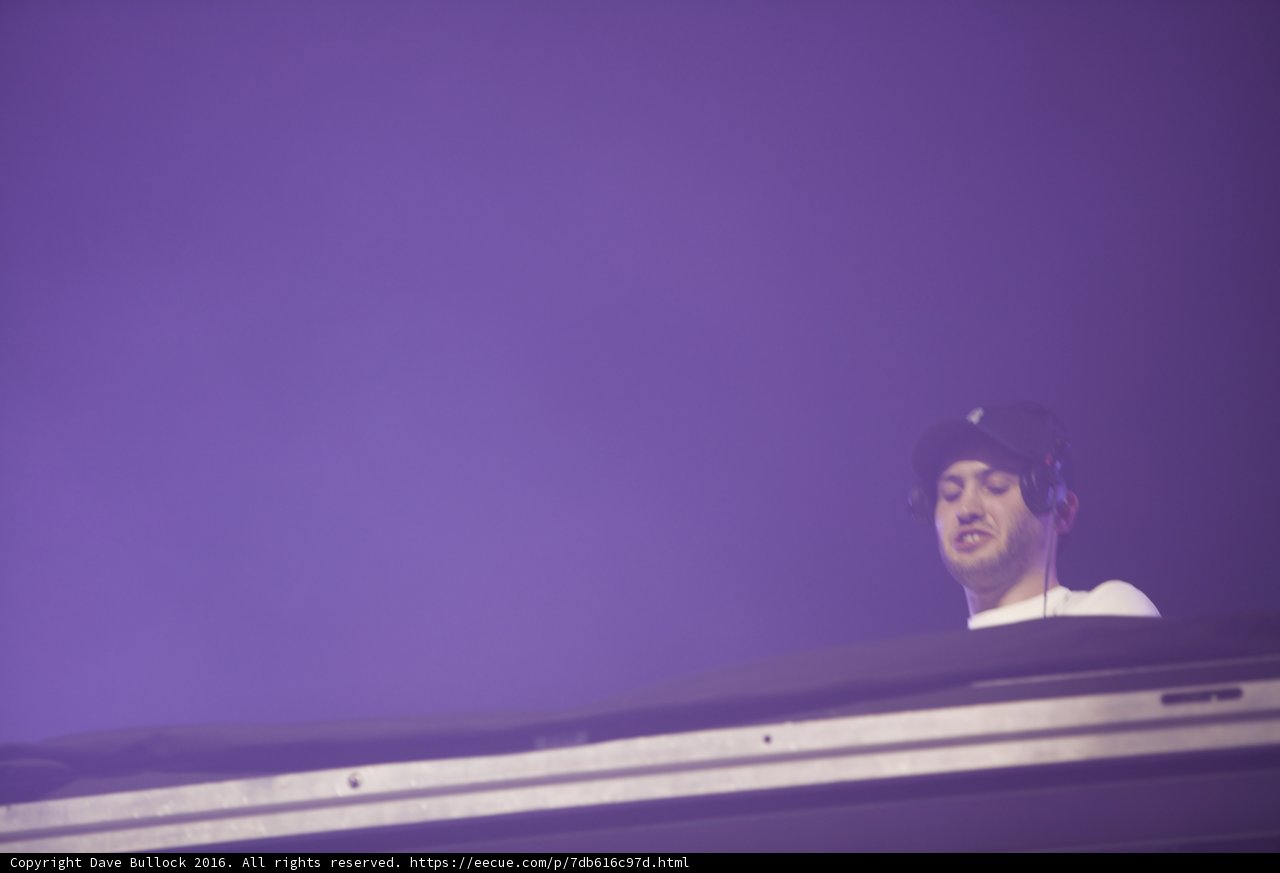 Baauer Lights Up Coachella Stage in Purple Hat and Shirt