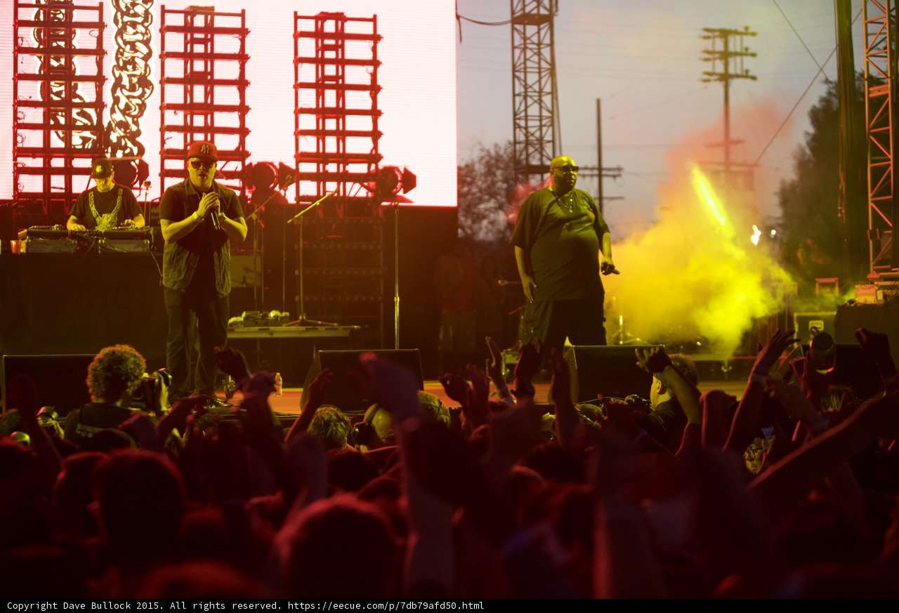 Stage with Yellow Smoke
