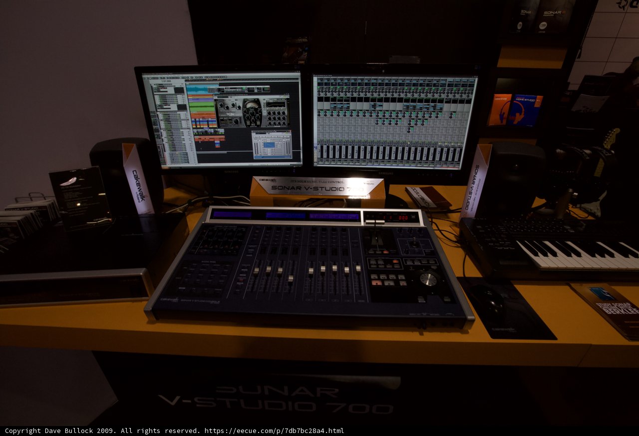 Mixing Music on a Modern Desk