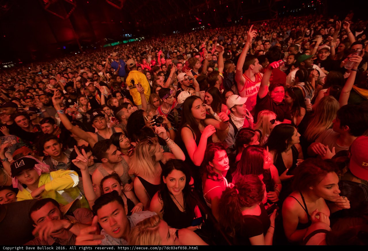 Concert-goers raise the roof at Coachella 2016