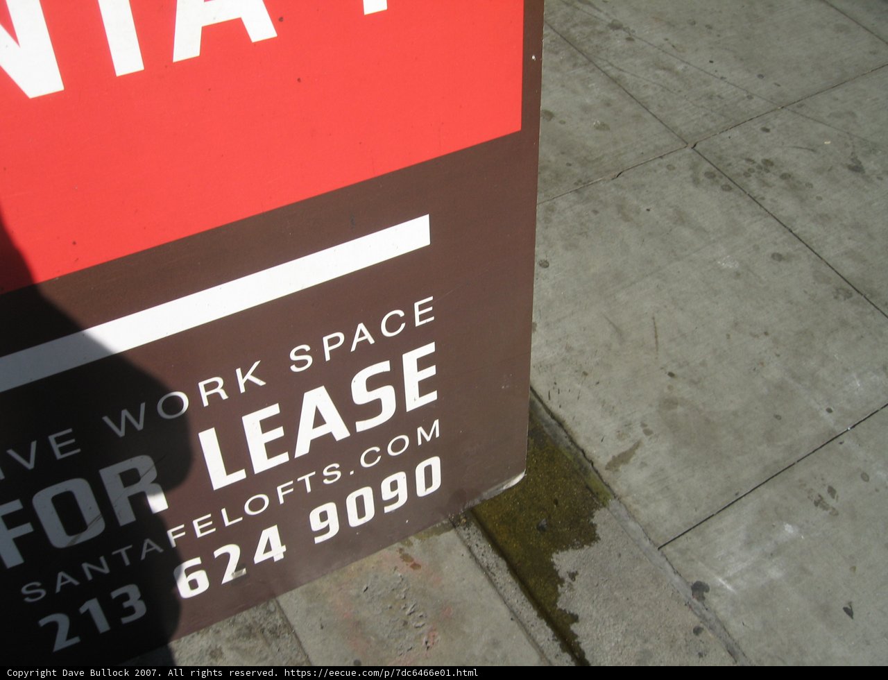 Vacant Office Space Sign