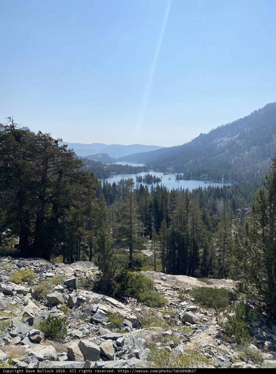 Majestic view of Lake Tahoe