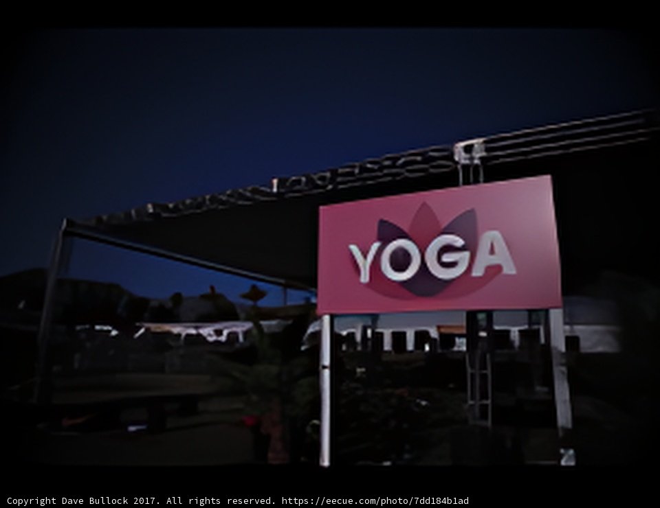 Yoga at Coachella
