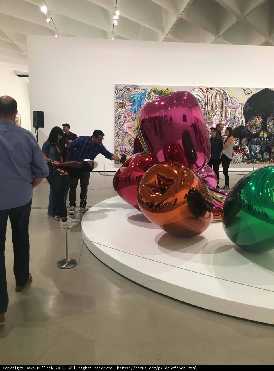 Colorful Balloon Sphere Captivates Museum Visitors