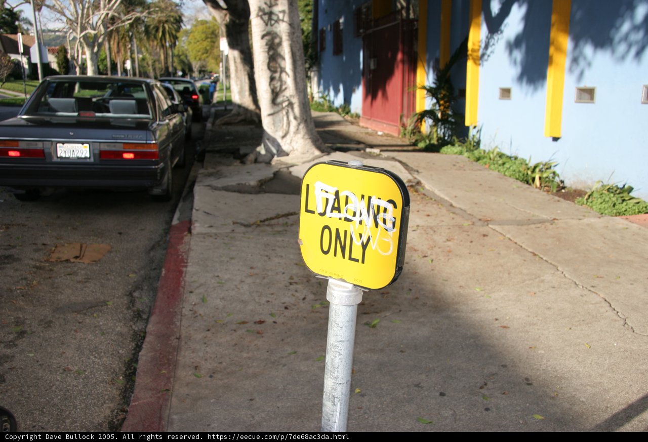 Parking Lot Sign