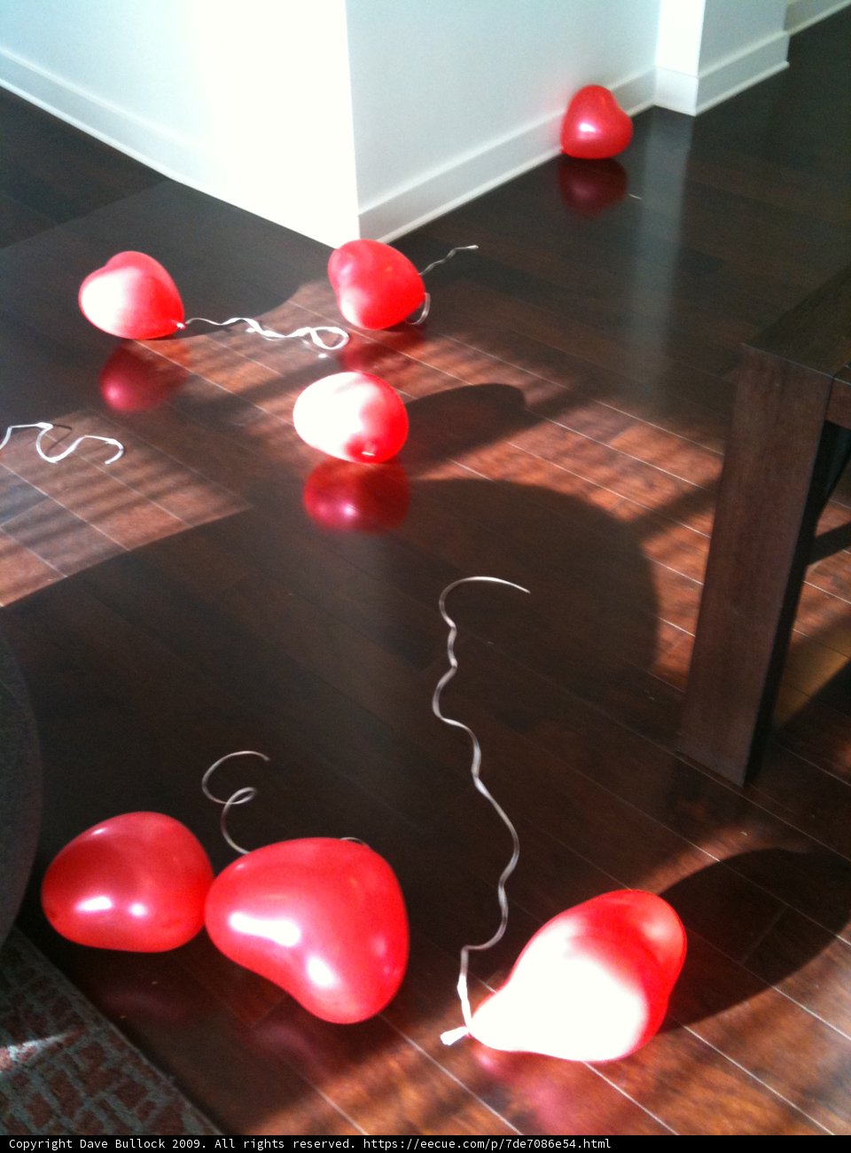 Balloons and Hardwood Flooring