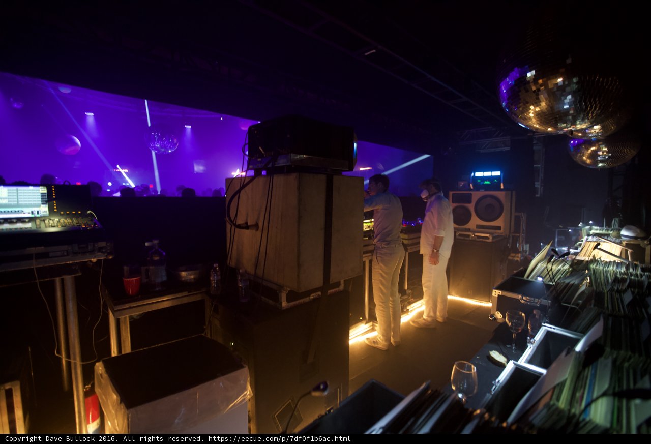DJ Set in a Packed Room
