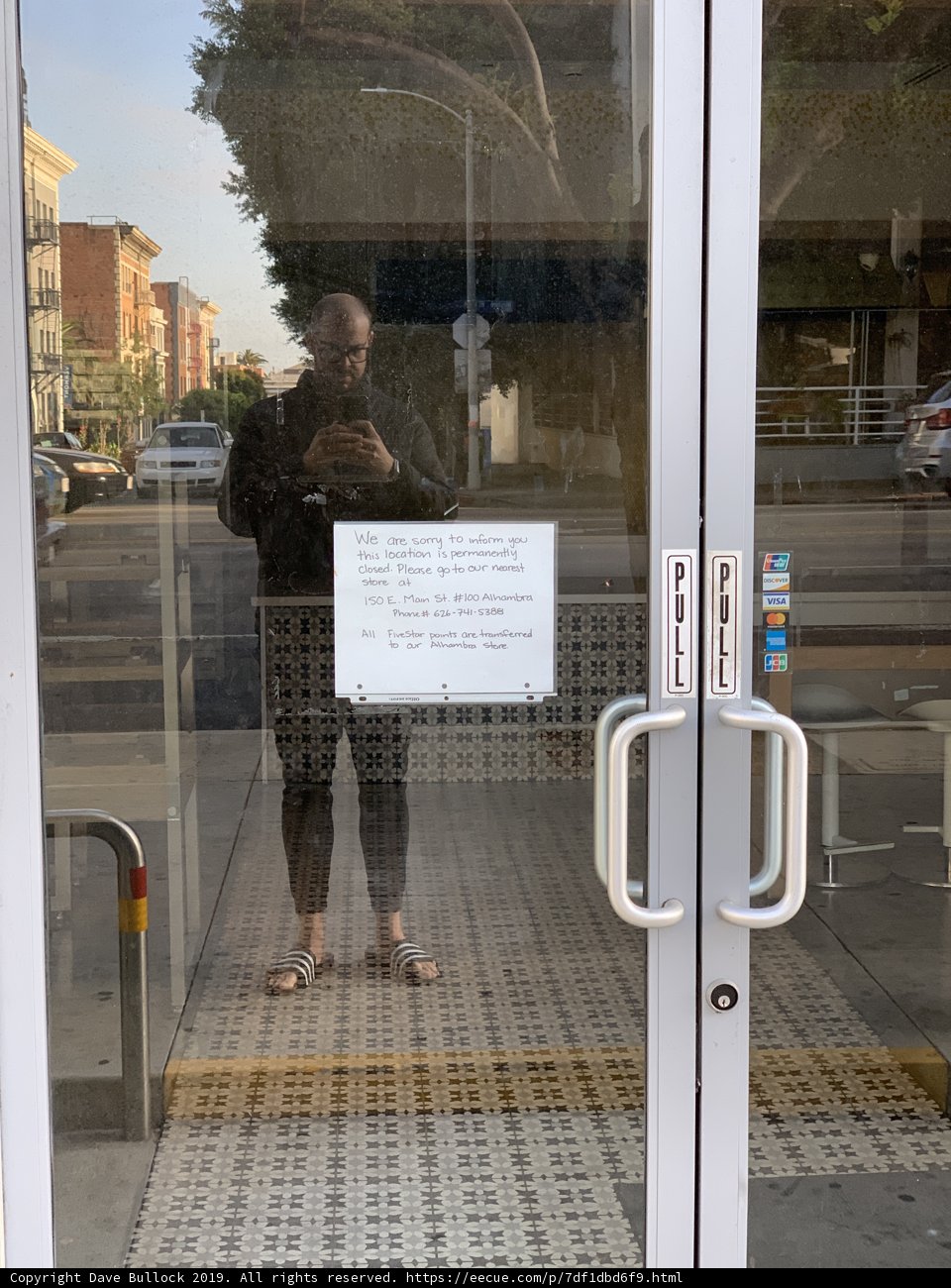 Selfie at the Urban Doorway