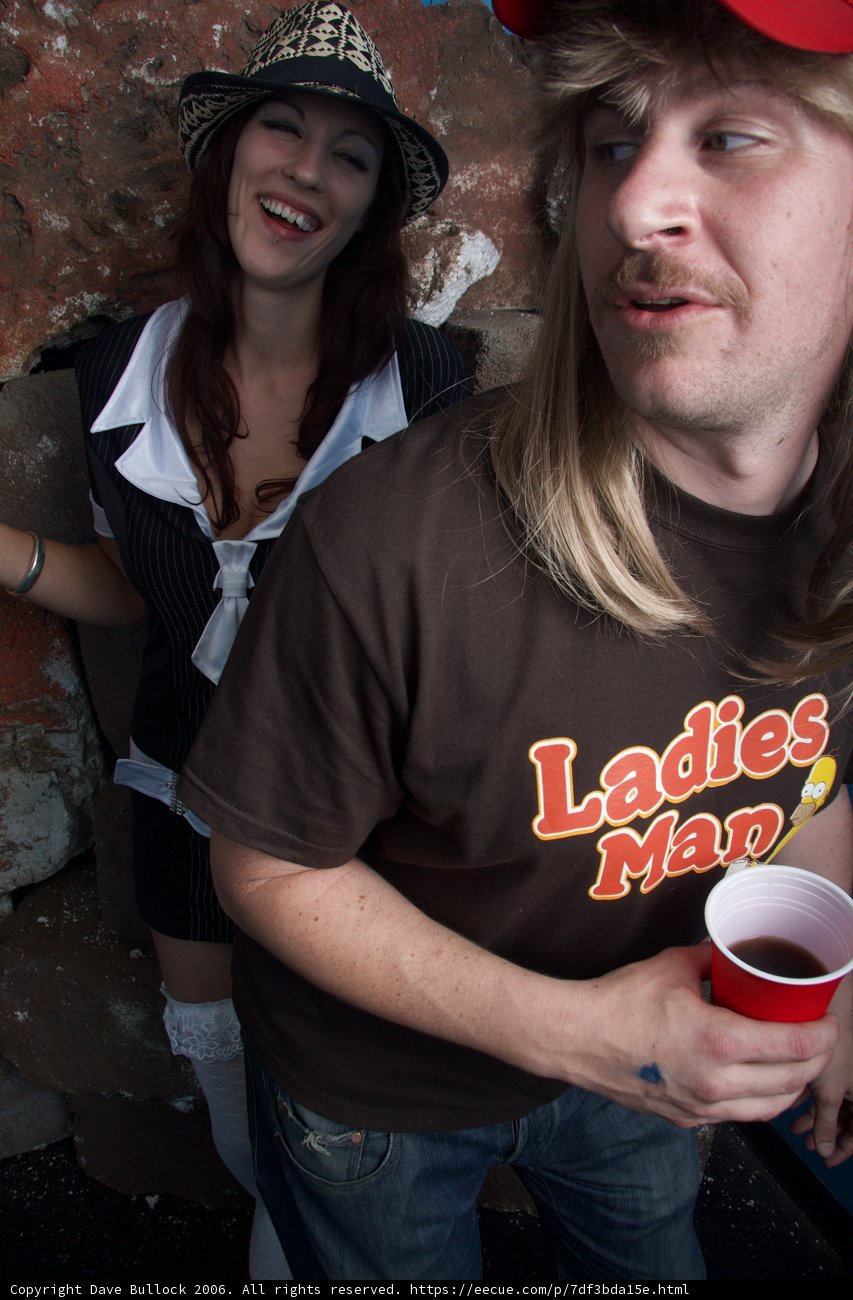 Brown Shirt and Baseball Cap