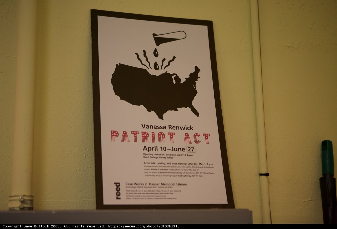 Patriot Act Awareness Poster
