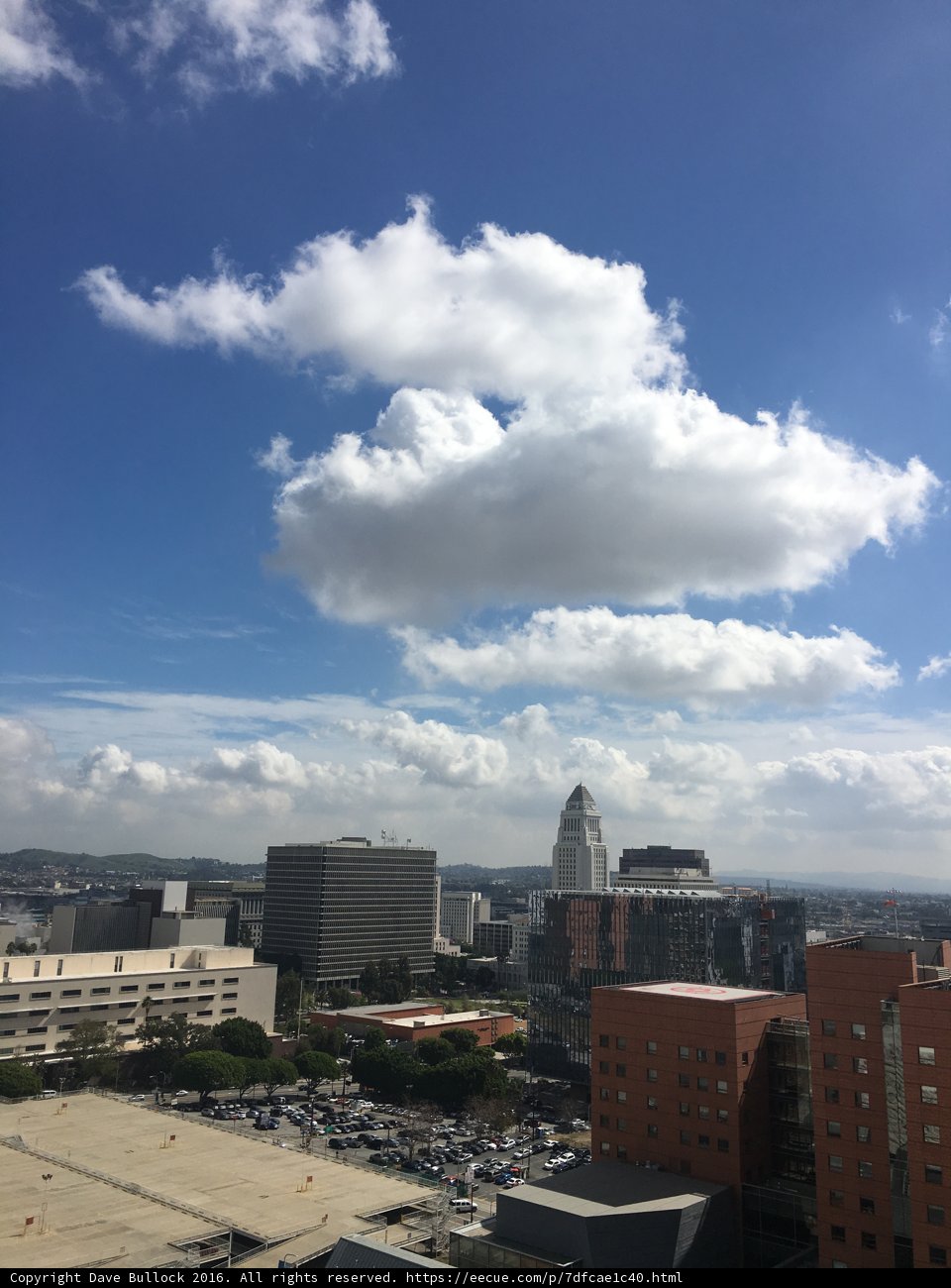 City Skyline from The Broad Building