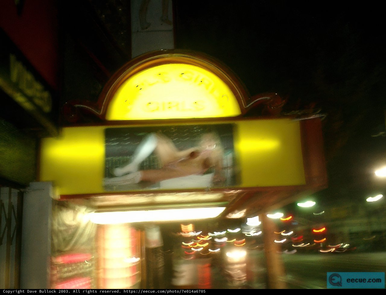 Neon Sign and Silhouette
