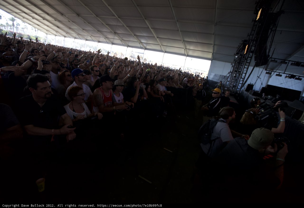 Coachella 2012: Hands Up in the Crowd