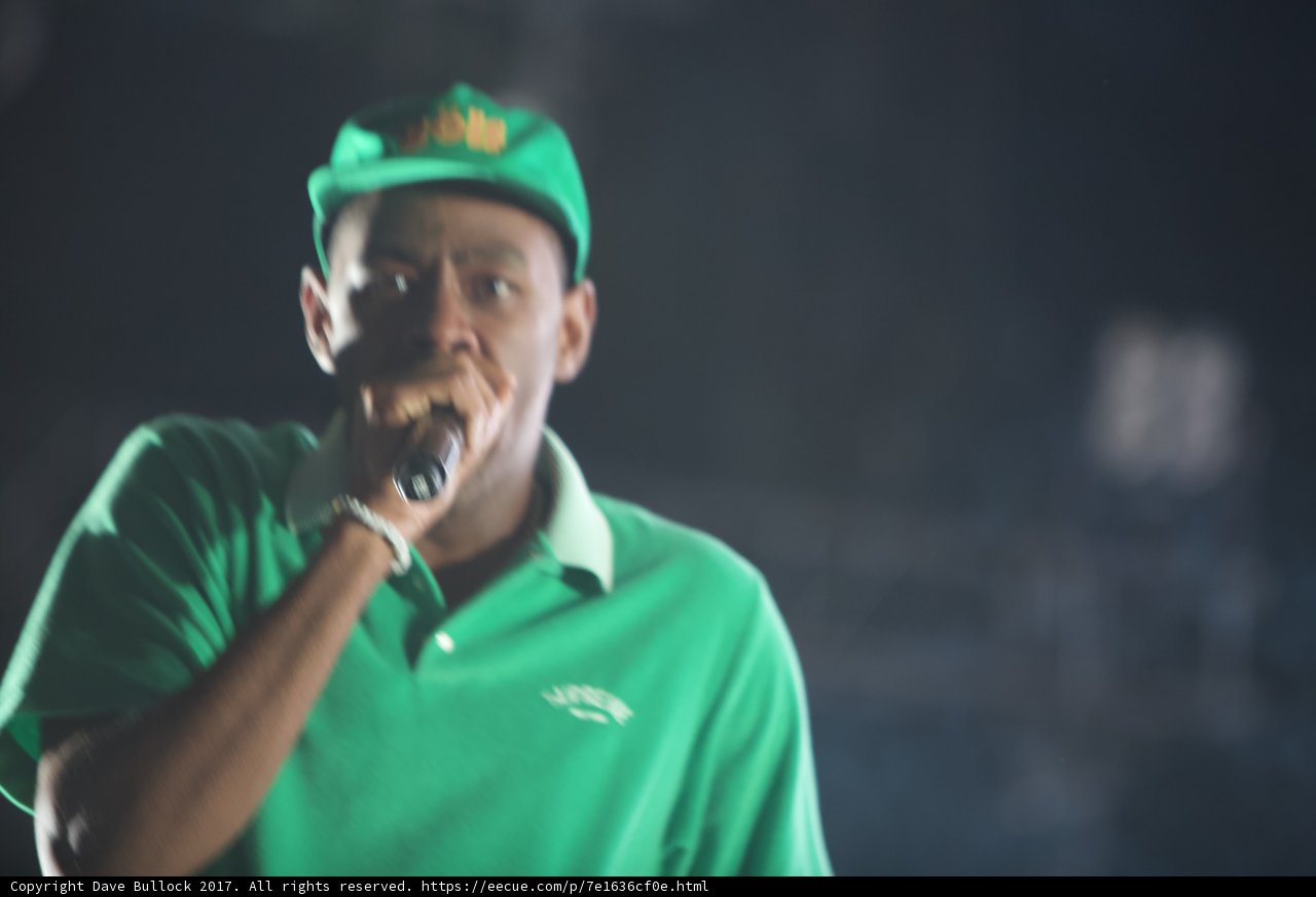 Green Hat, Mic in Hand