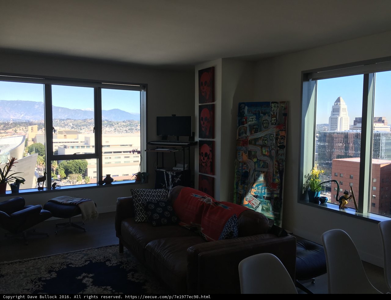 Cozy Living Room with a View