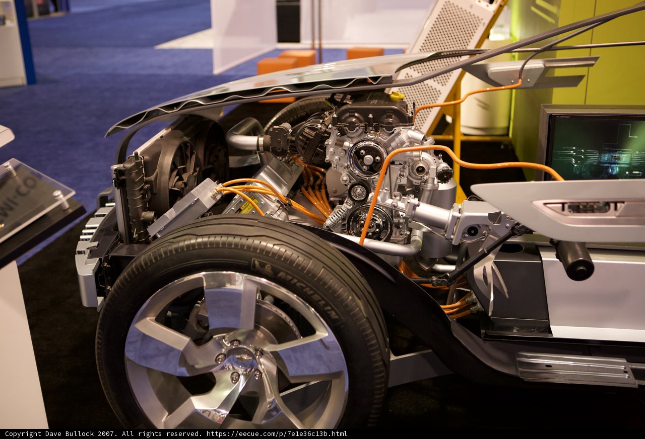 The Sleek and Powerful 2007 EV23 Car on Display
