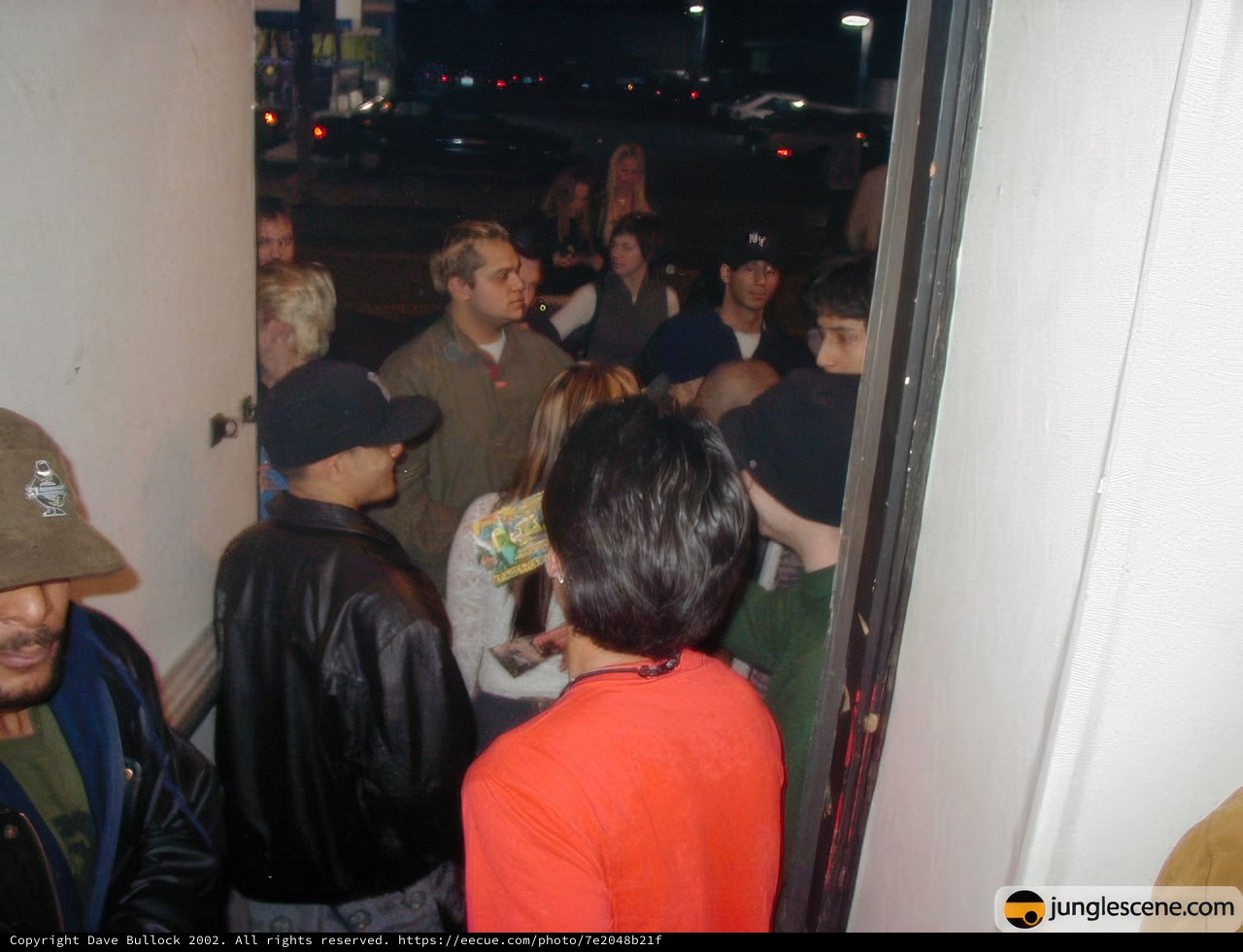 Group of People at Urban Nightclub