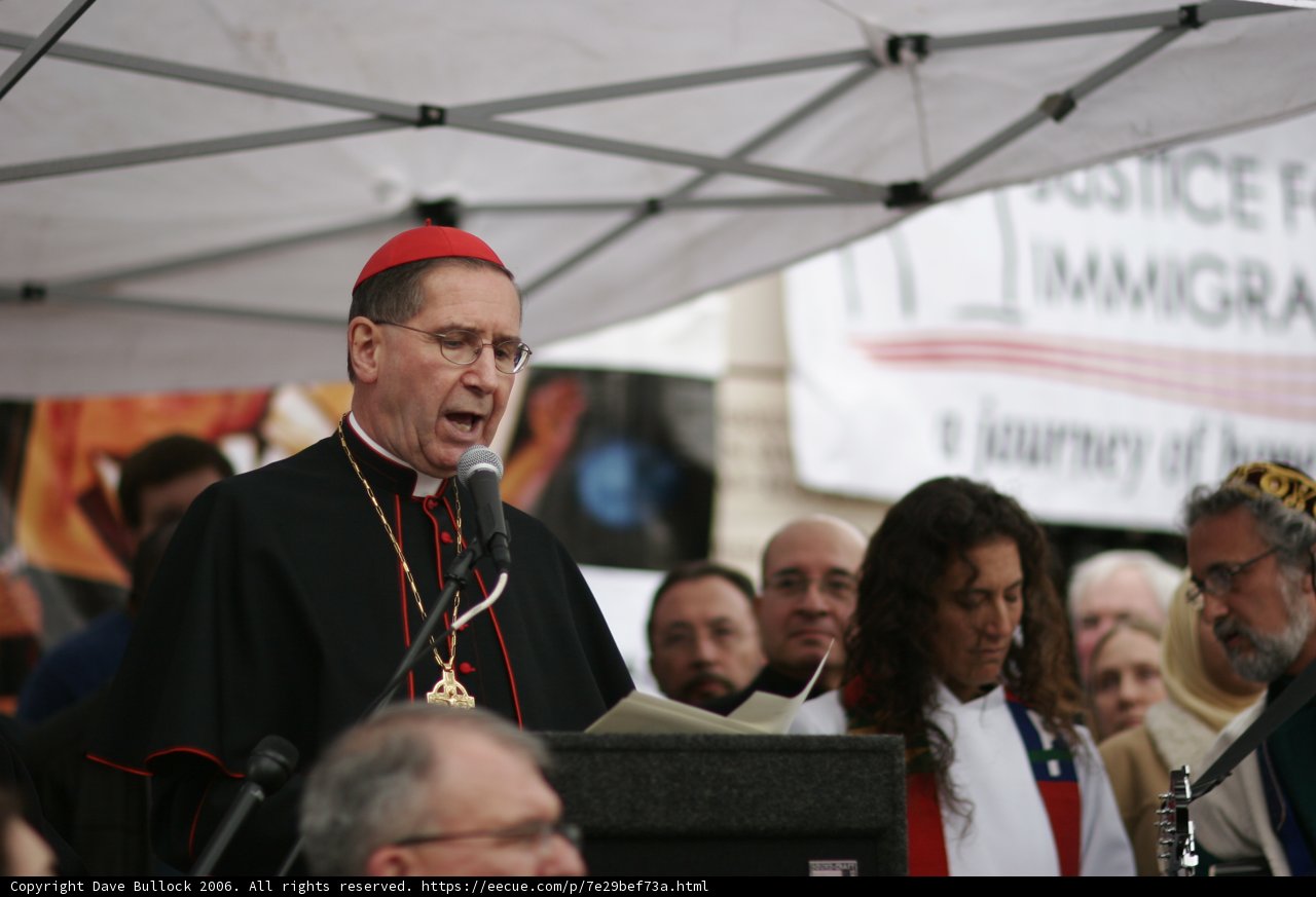 Roger Mahony Speaking at Ceremony