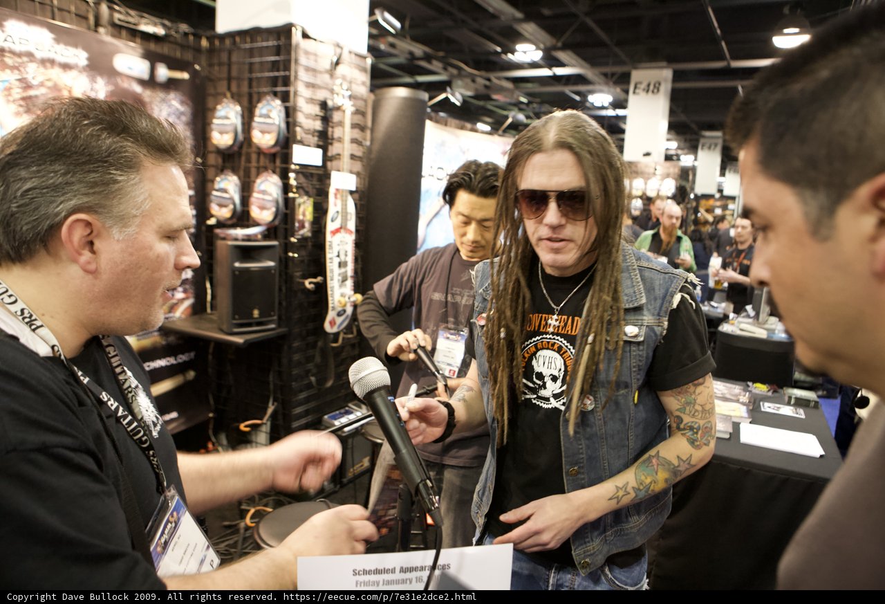 Tattooed Entertainer Meets Businessman at NAMM