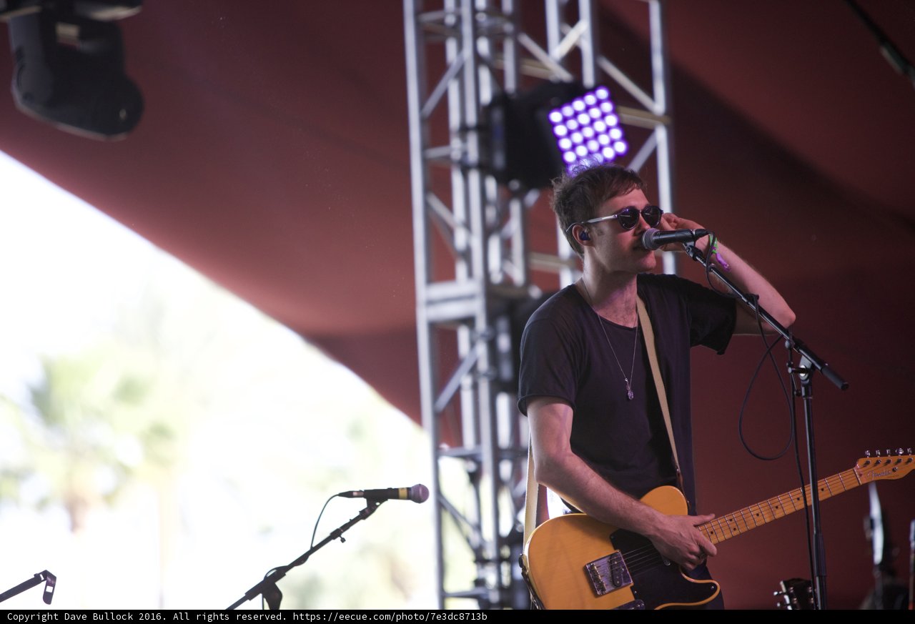 Rocking the Stage with his Guitar