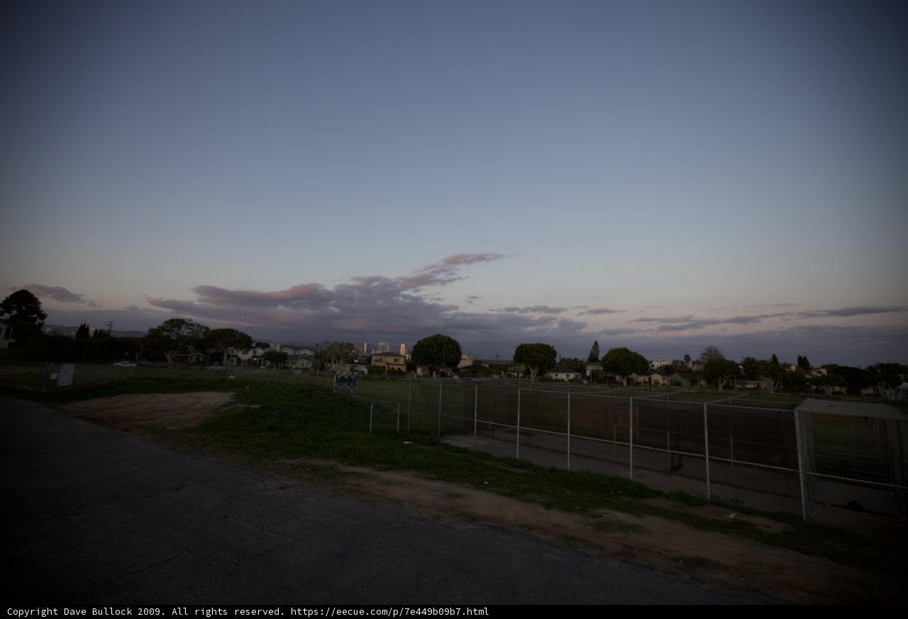 Dusk over the Diamond