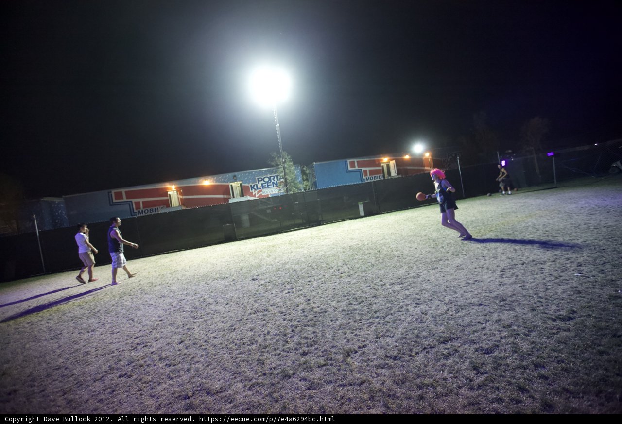 Nighttime Soccer Fun