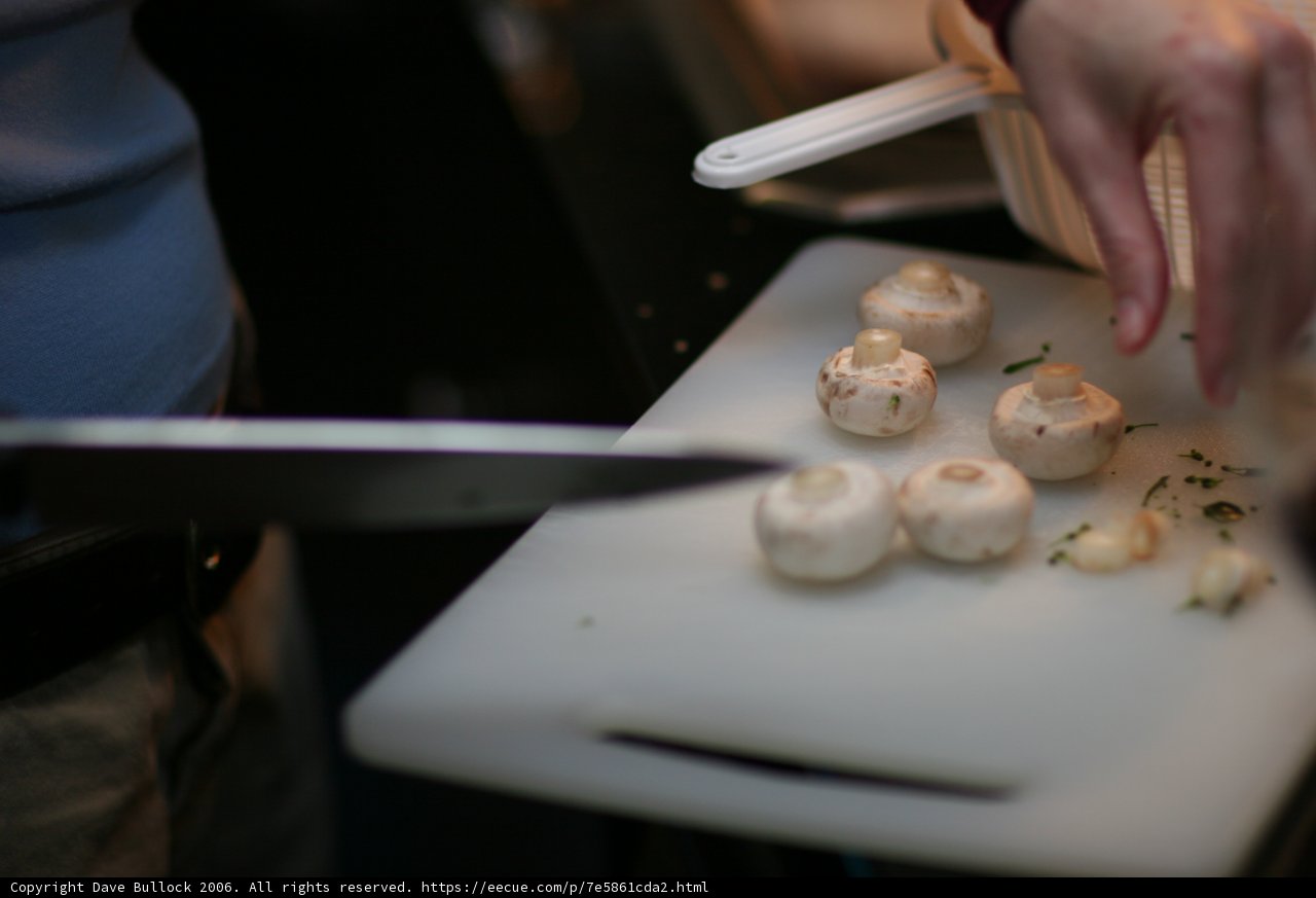 Mushroom Cutting for the Savory Dish