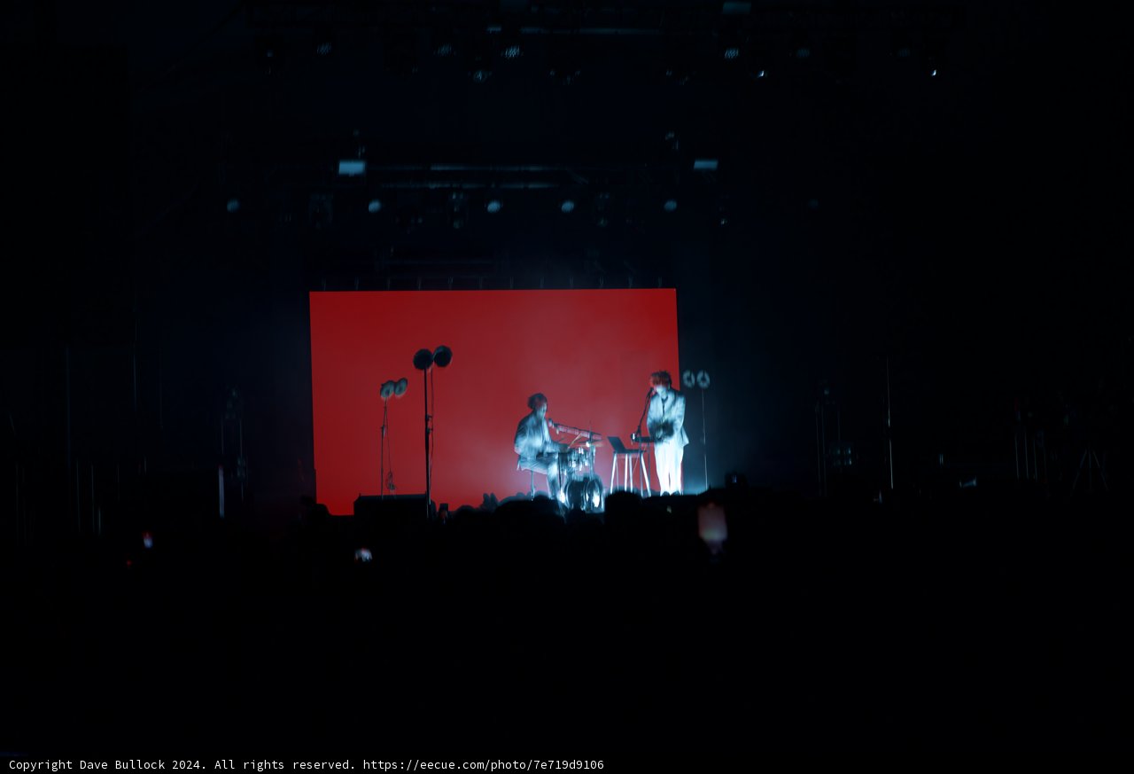 Silhouettes in Sound: A Night at Coachella 2024