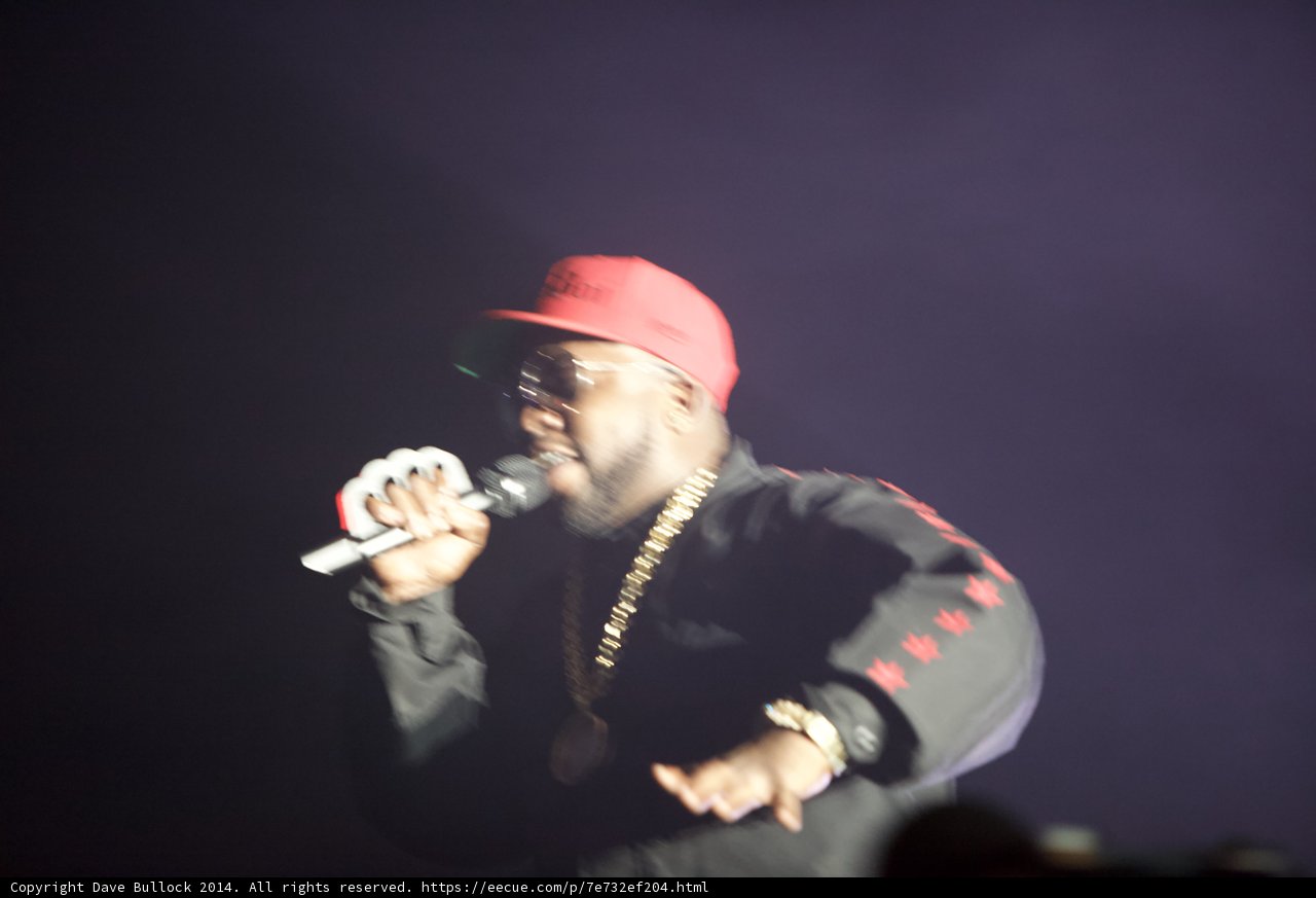 Entertainer in Red Hat Performs at Coachella