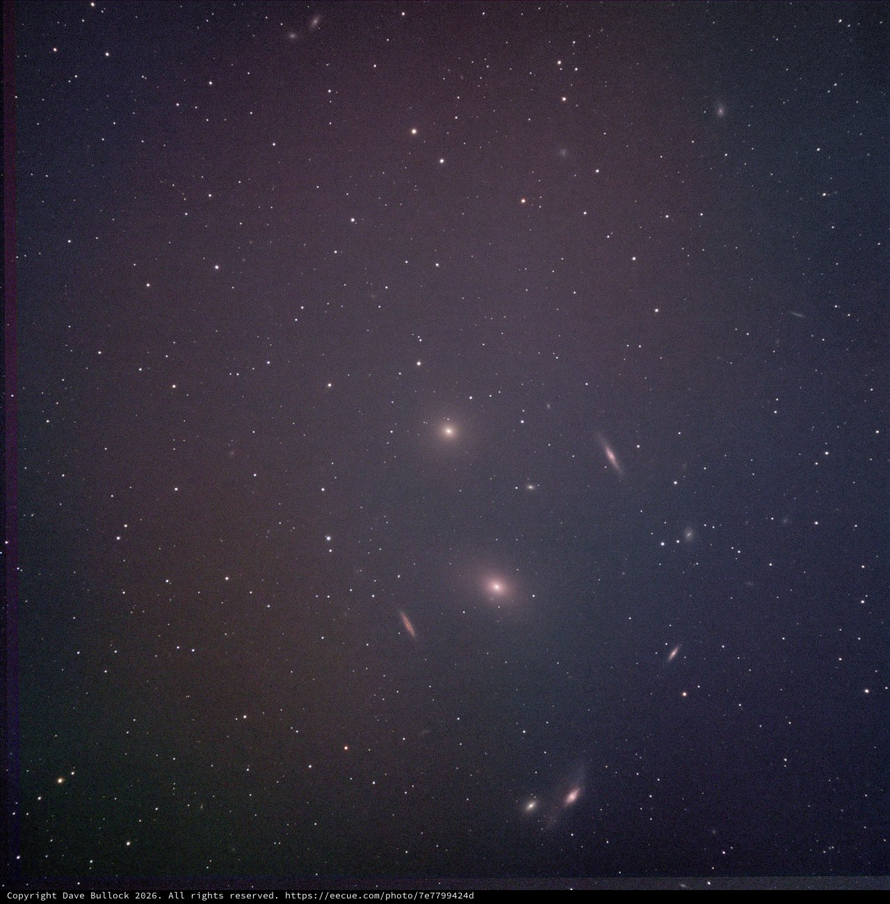 Markarian's Chain: M84 and Neighboring Galaxies in Virgo Cluster