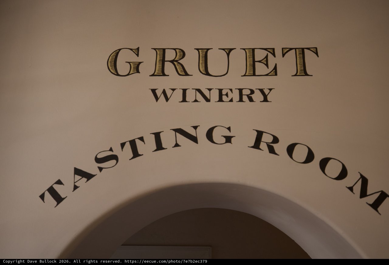 Gruet Winery Tasting Room Entrance Archway