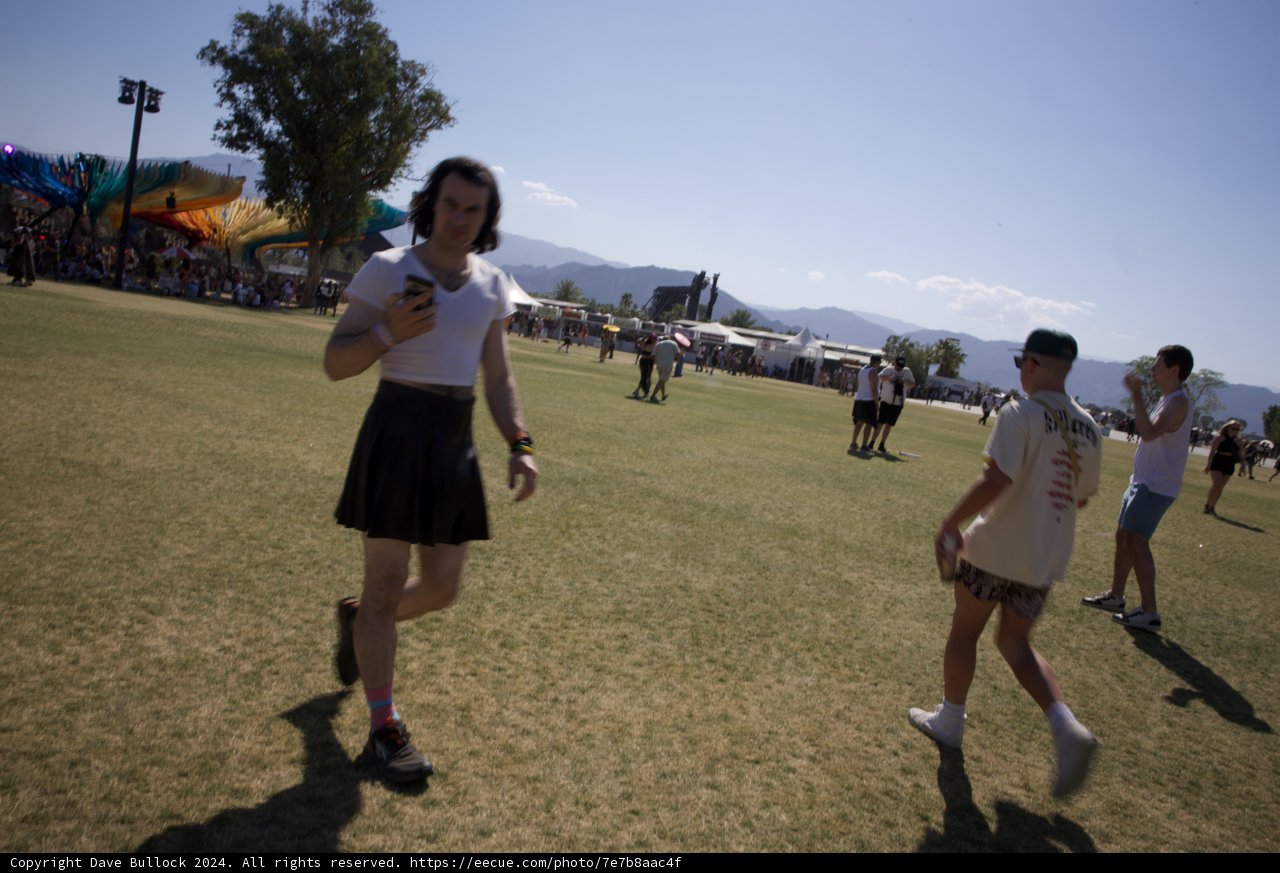 Casual Strides and Vibrant Vibes at Coachella 2024