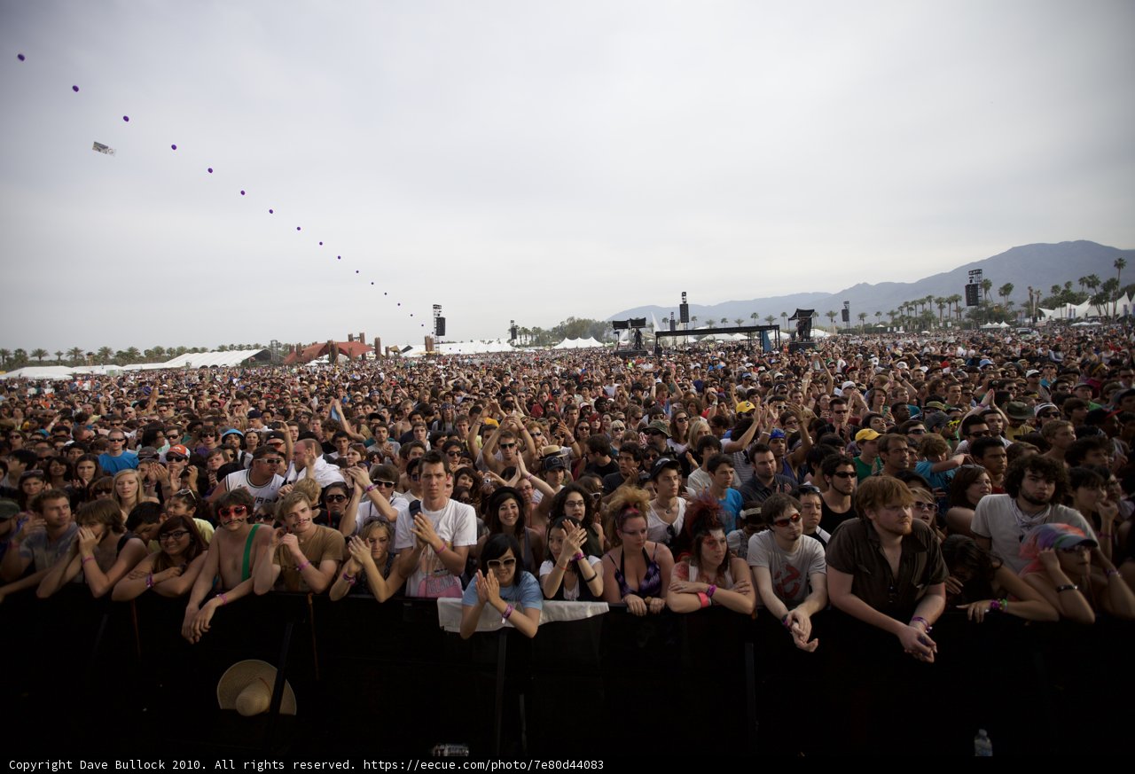 Coachella Music Festival Crowd