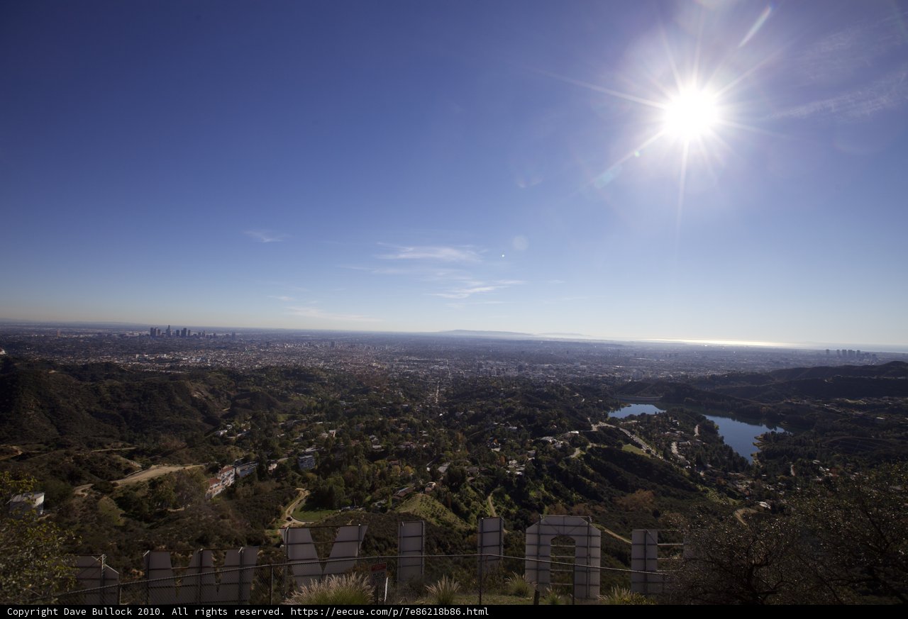 Sunlit Cityscape of Los Angeles
