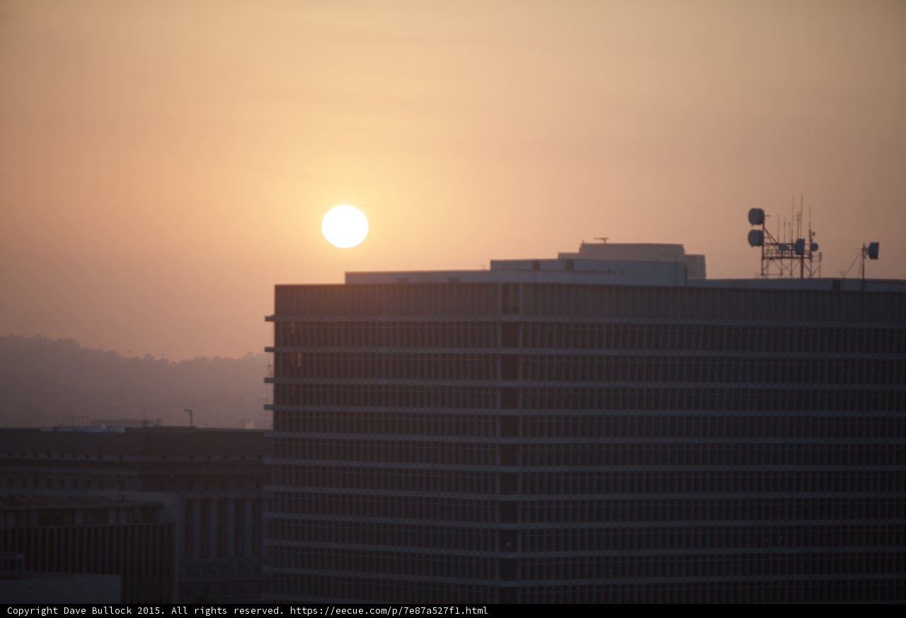 Sun Above Civic Building