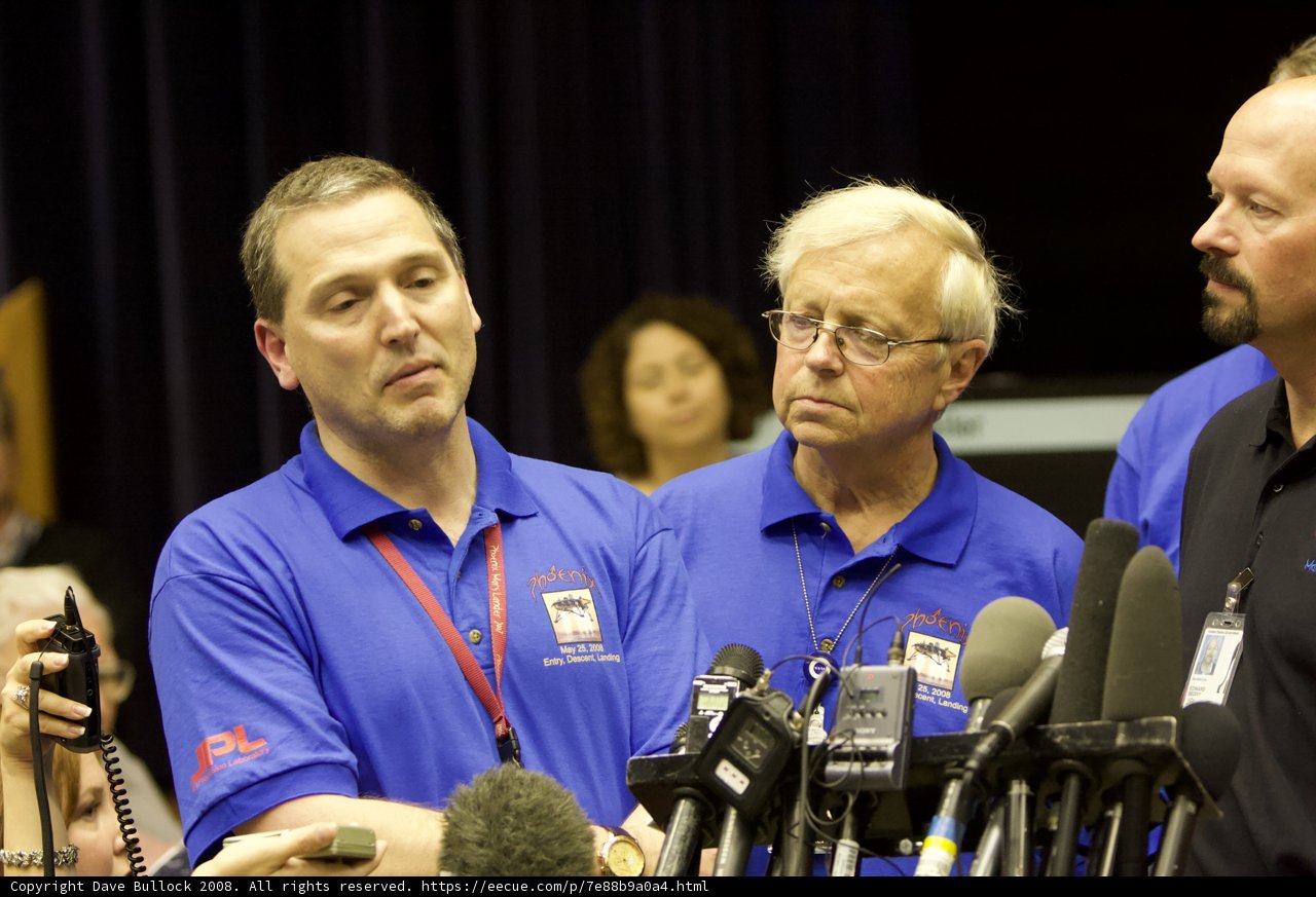 Blue-shirted Trio at Phoenix Press Conference
