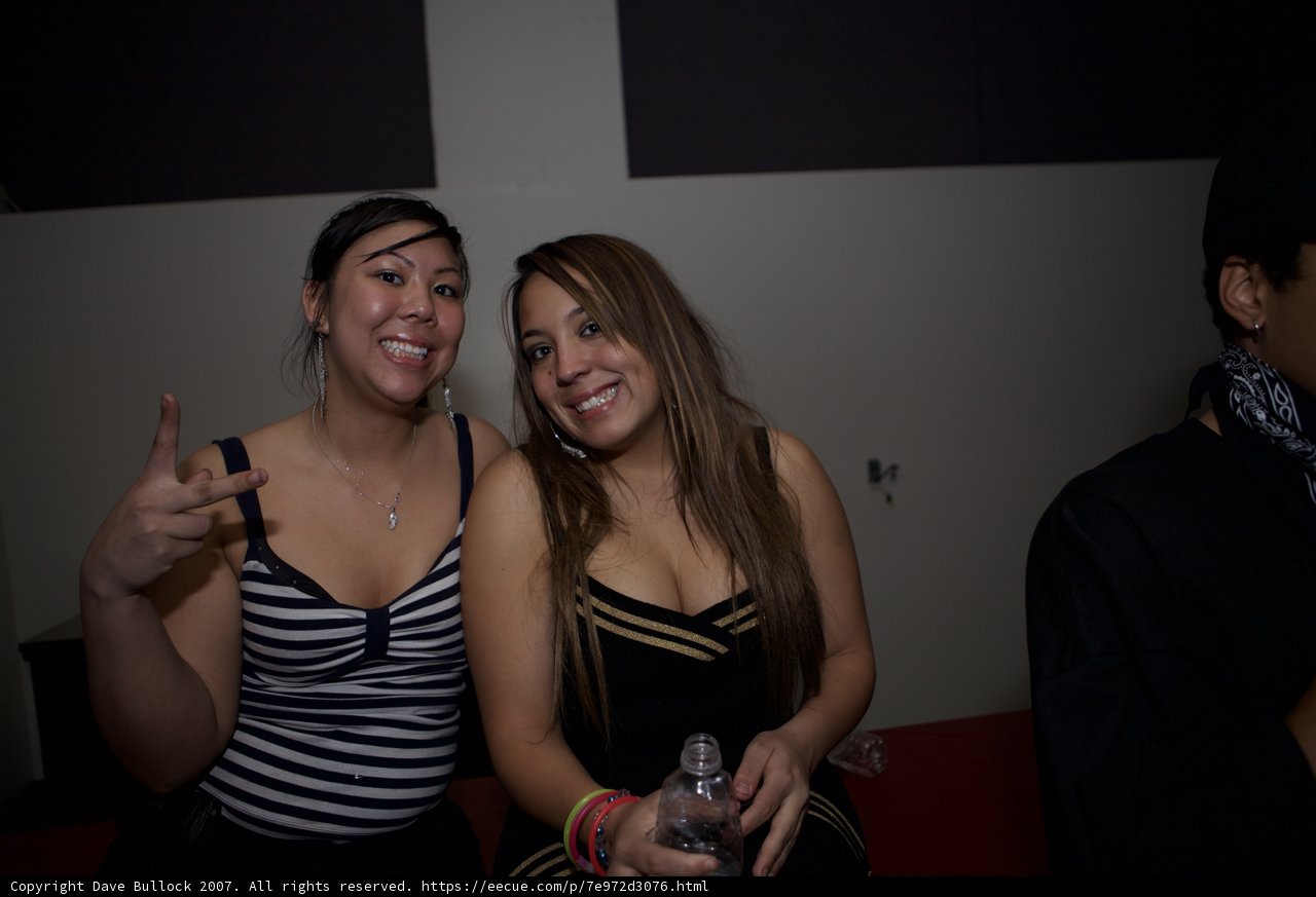 Posing for Nightclub Fun