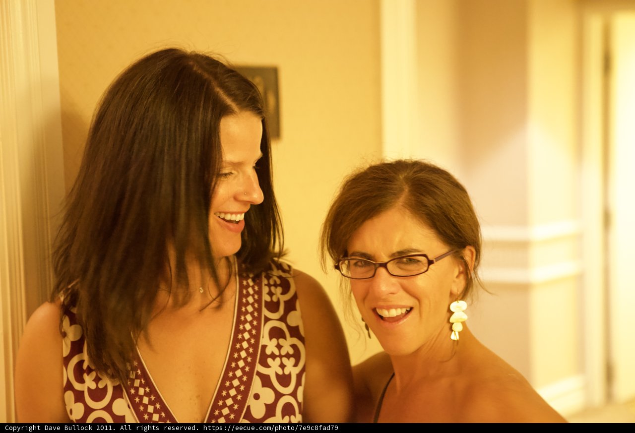 Bridesmaids Sharing a Happy Moment