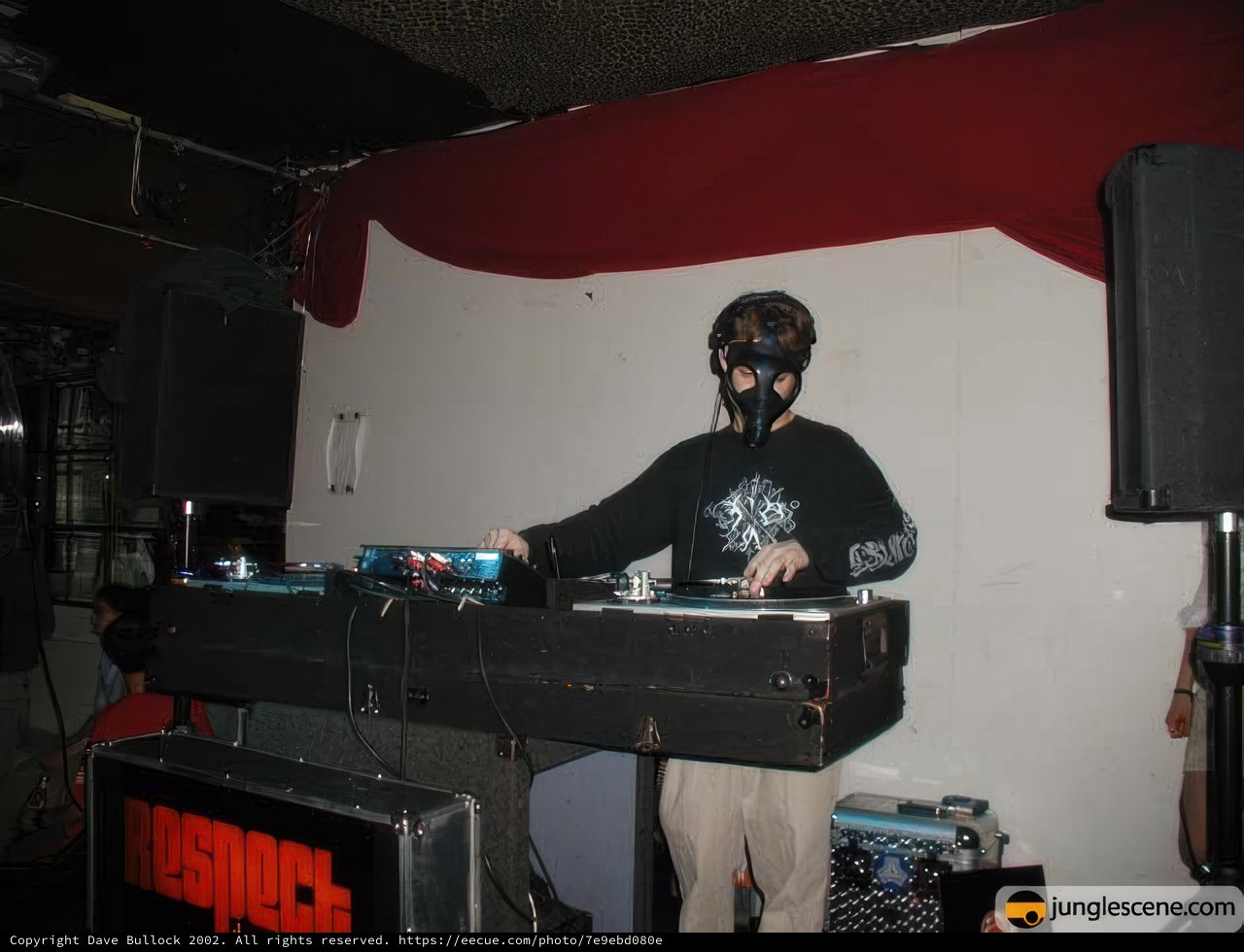 Masked Deejay Keeps the Party Going
