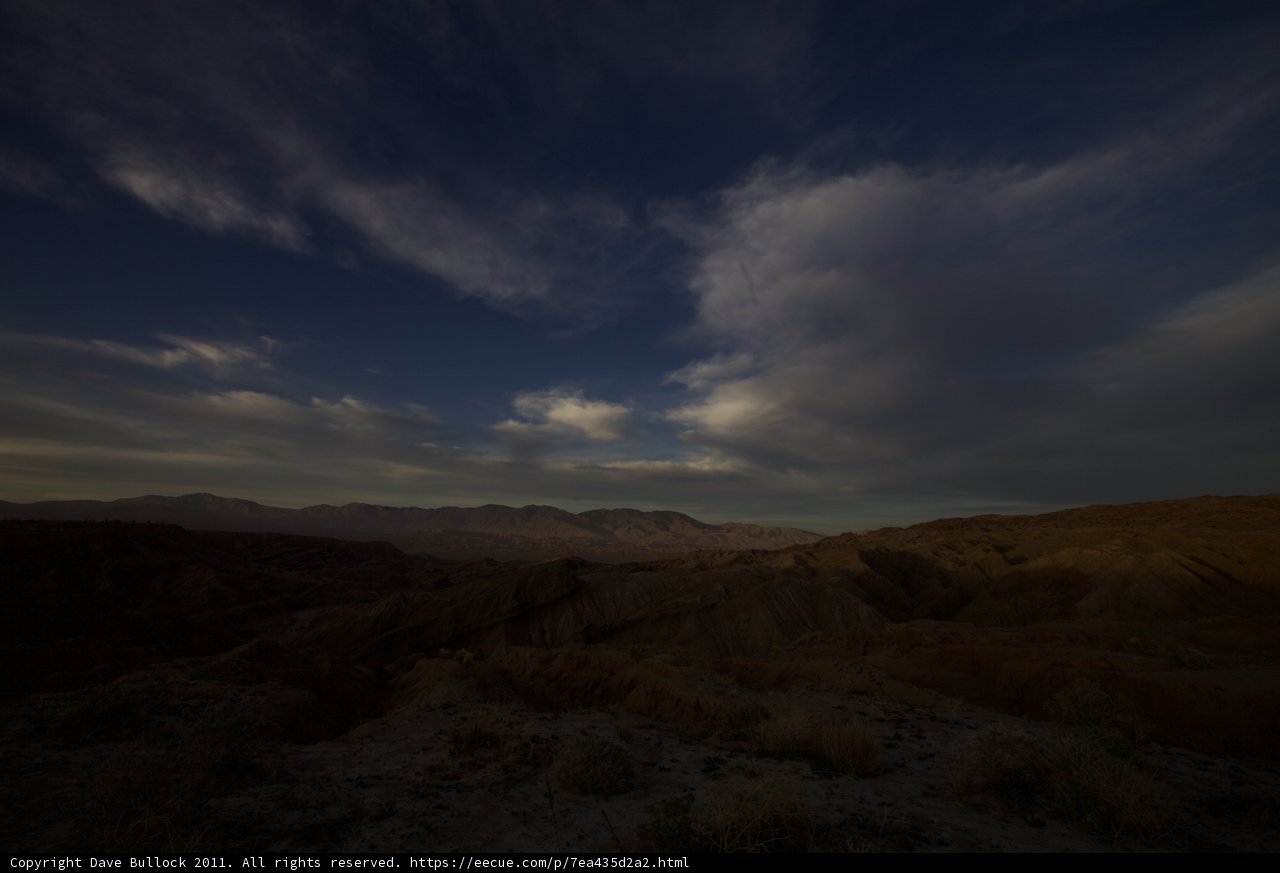 Moody Skies in Anza Borrego