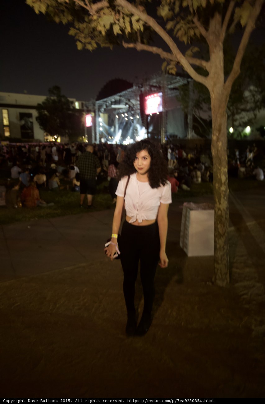 Young Woman at Festival