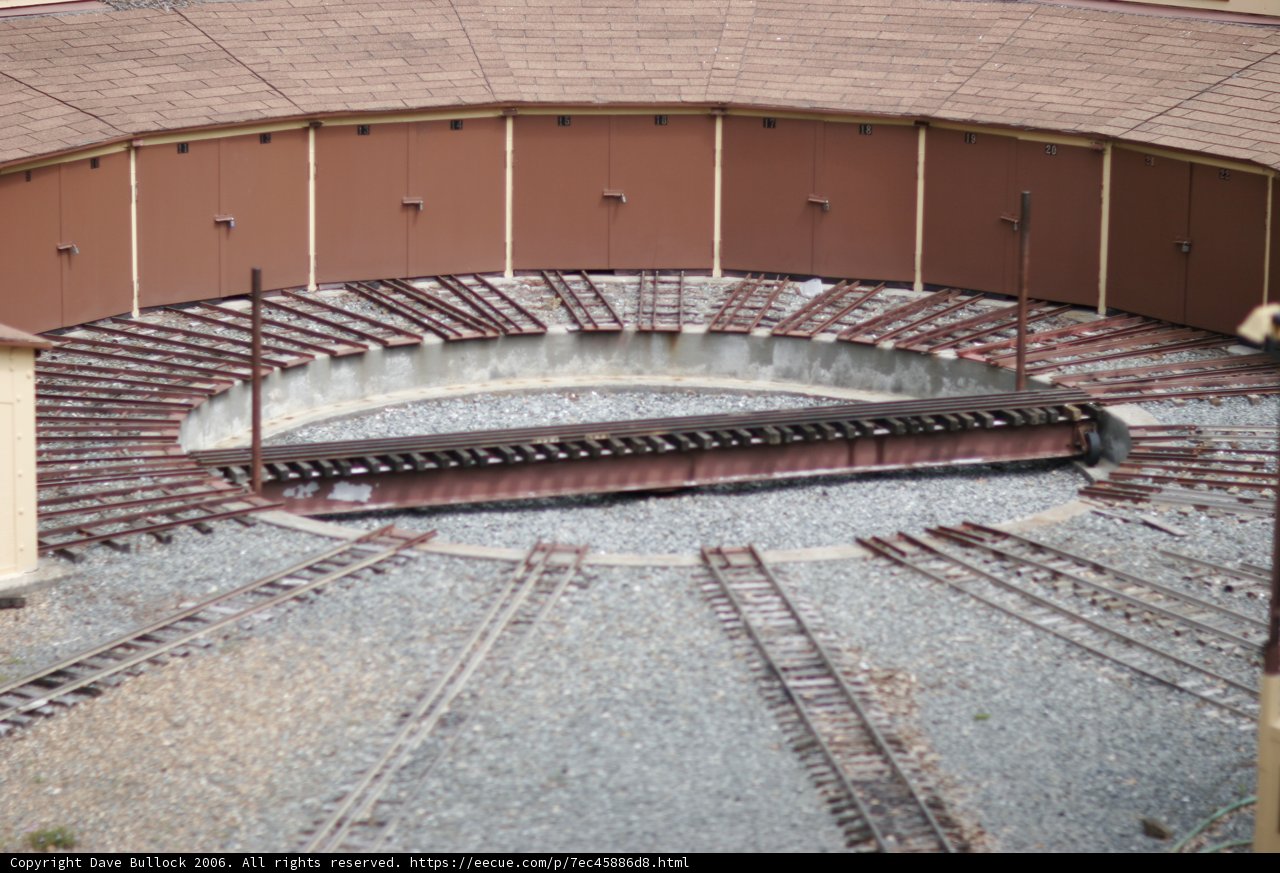 The Arena Building with Train Track