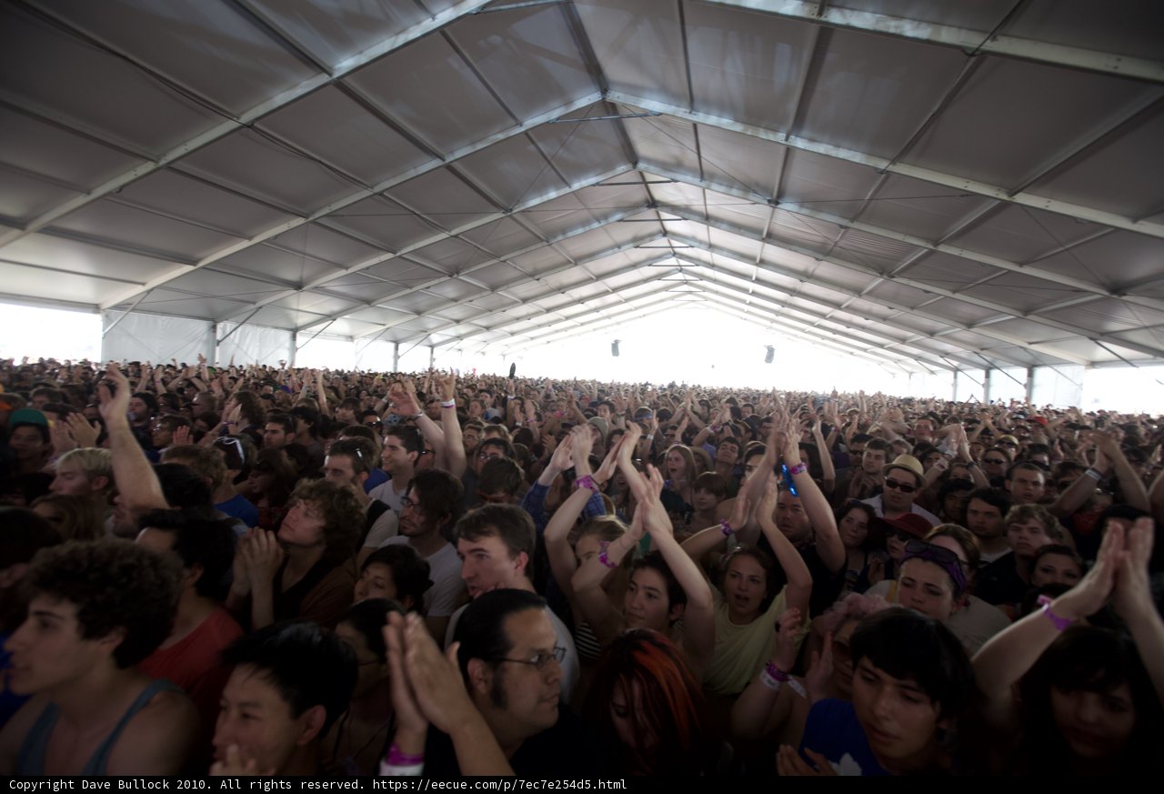 Coachella Concertgoers Raise the Roof