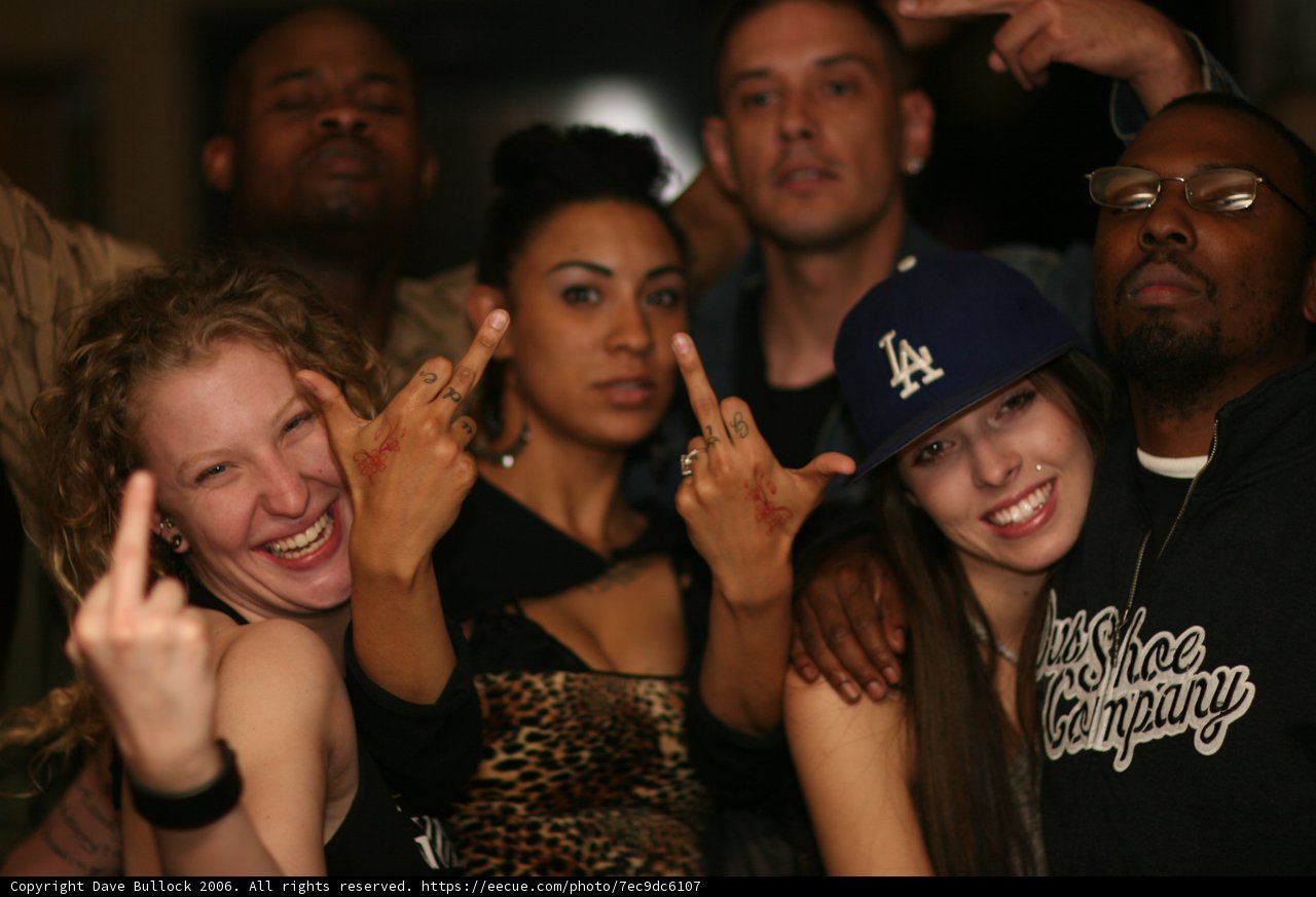 Group of Friends at the Night Club