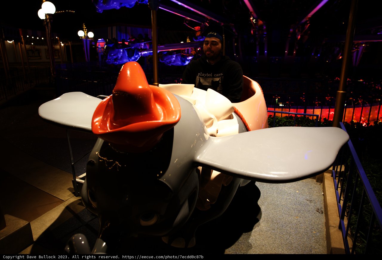 Magical Dumbo Ride at Disneyland