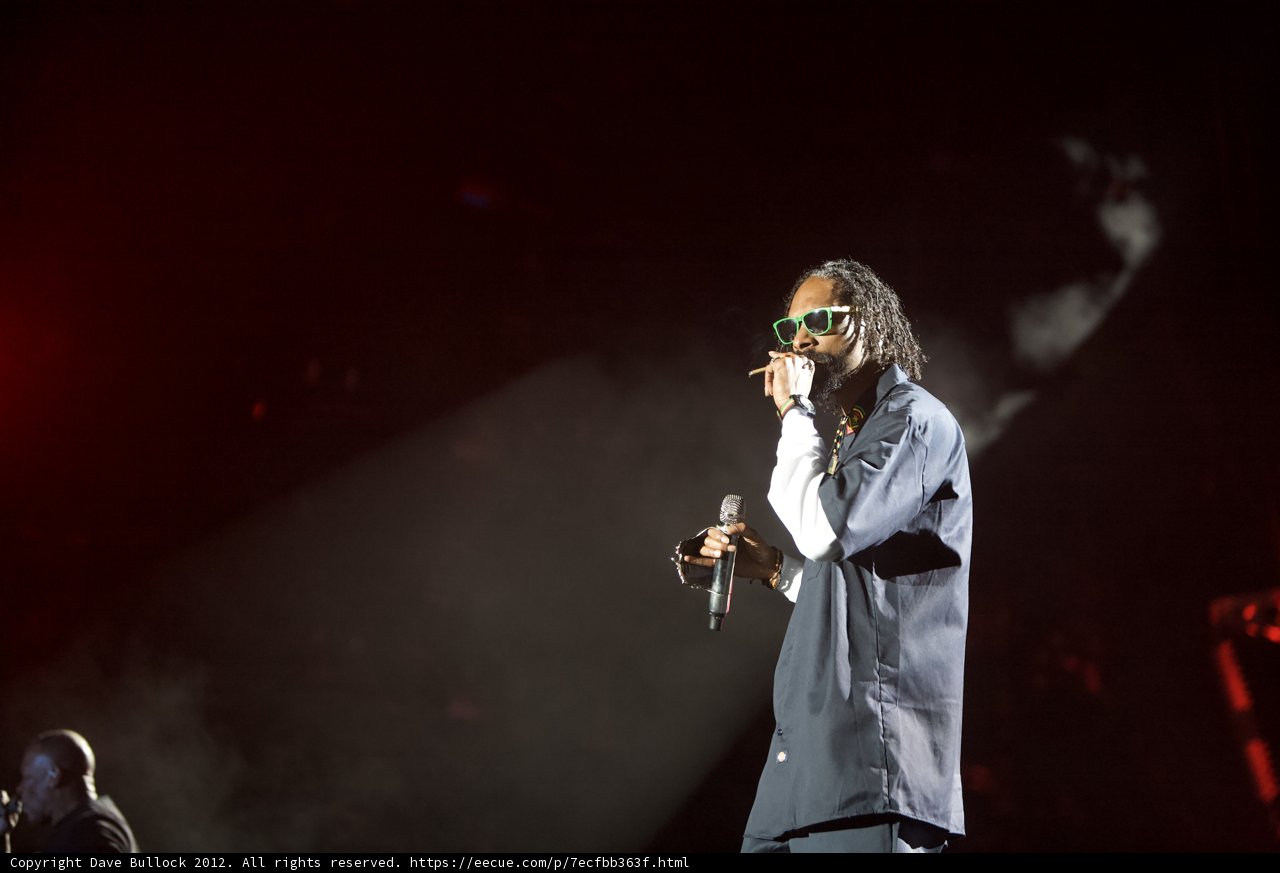 Snoop Dogg Rocks the Stage at the 2012 Grammys